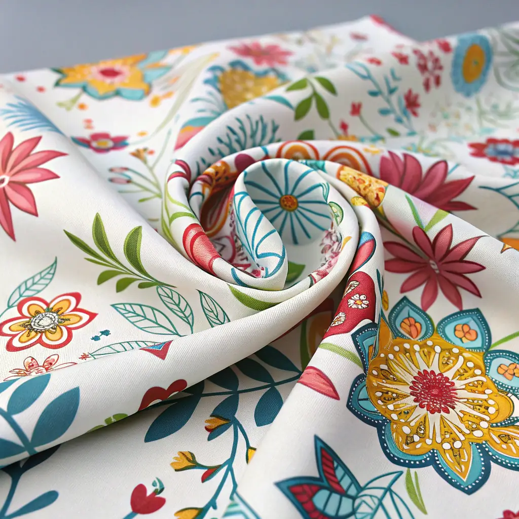 Geometric Print Fabric